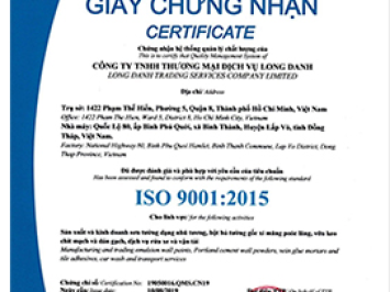 Giâý chứng  nhận CERTIFICATE
